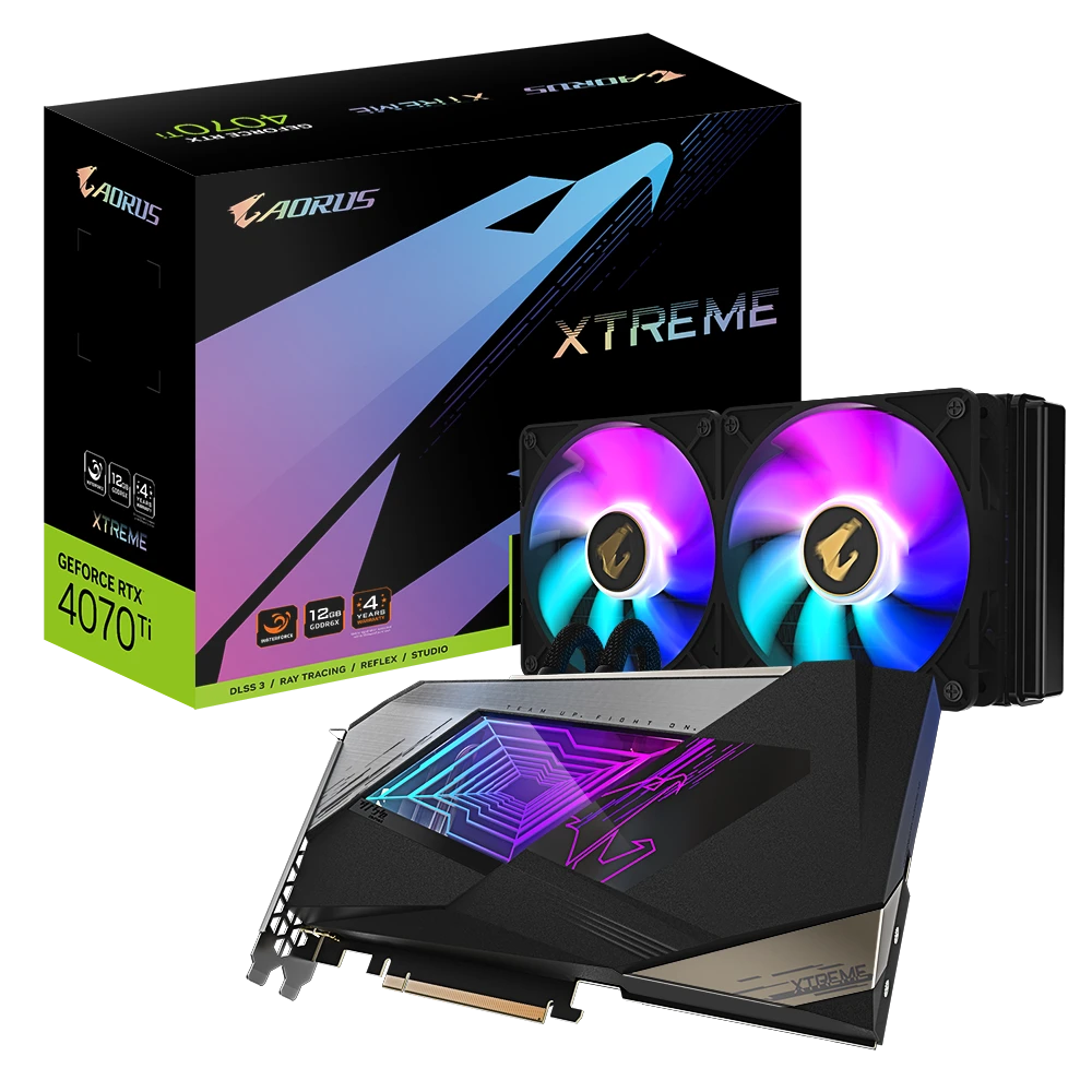 Gigabyte AORUS GeForce RTX 4070 Ti 12GB XTREME WATERFORCE